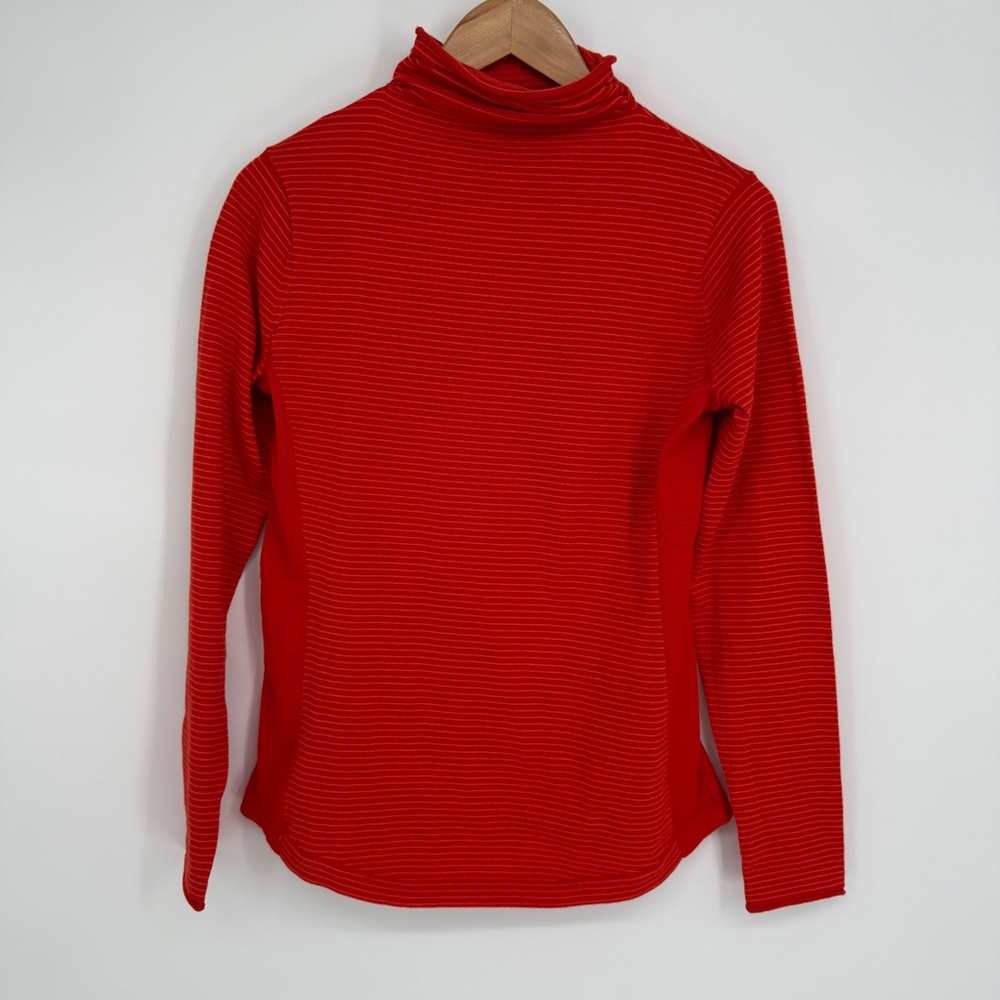 Duluth Trading Co Orange Turtleneck Sweater Size S